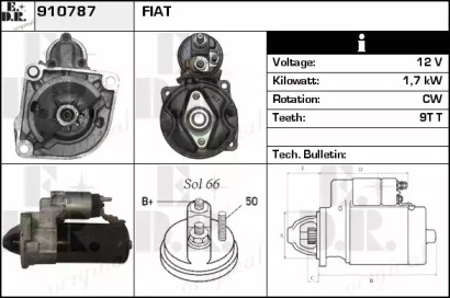 Стартер EDR 910787
