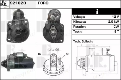 Стартер EDR 921820