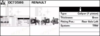Тормозной суппорт EDR DC73586