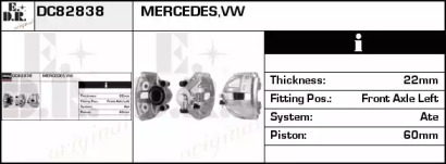 Тормозной суппорт EDR DC82838