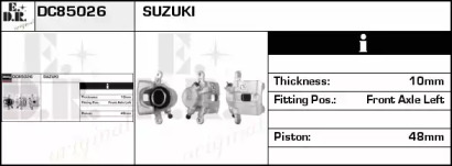 Тормозной суппорт EDR DC85026