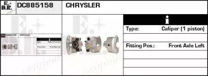 Тормозной суппорт EDR DC885158