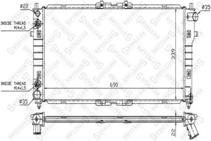 Теплообменник STELLOX 10-25858-SX