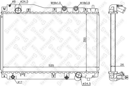 Теплообменник STELLOX 10-26667-SX