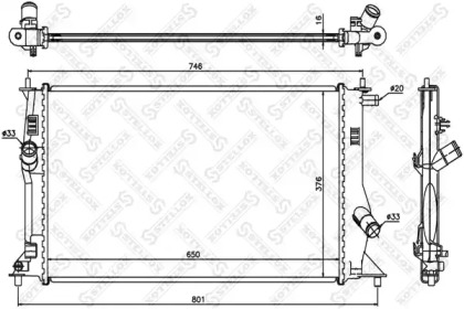 Теплообменник STELLOX 10-26698-SX