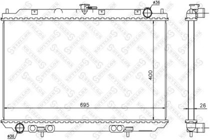 Теплообменник STELLOX 10-26725-SX