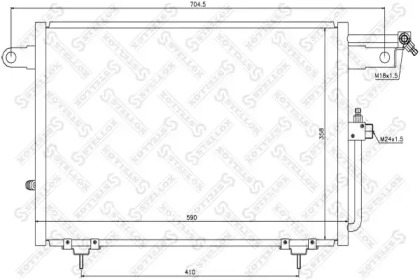 Конденсатор STELLOX 10-45007-SX