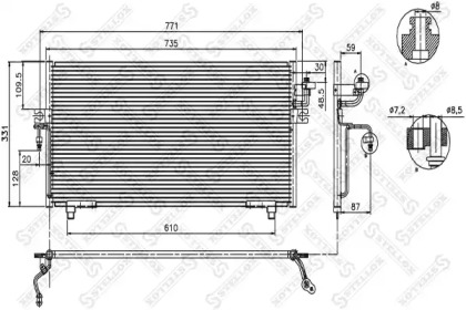 Конденсатор STELLOX 10-45018-SX