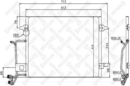 Конденсатор STELLOX 10-45024-SX