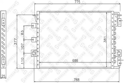 Конденсатор STELLOX 10-45082-SX