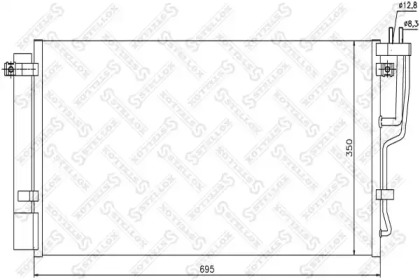 Конденсатор STELLOX 10-45443-SX