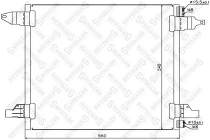 Конденсатор STELLOX 10-45466-SX