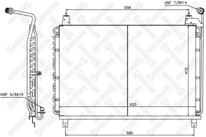 Конденсатор STELLOX 10-45550-SX