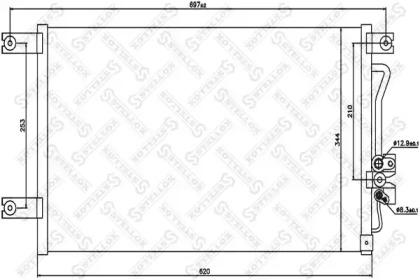 Конденсатор STELLOX 10-45580-SX