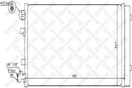 Конденсатор STELLOX 10-45673-SX