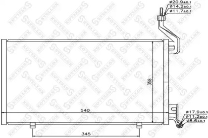 Конденсатор STELLOX 10-45684-SX