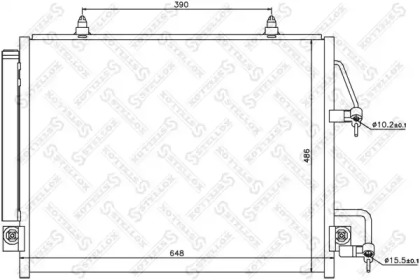 Конденсатор STELLOX 10-45716-SX