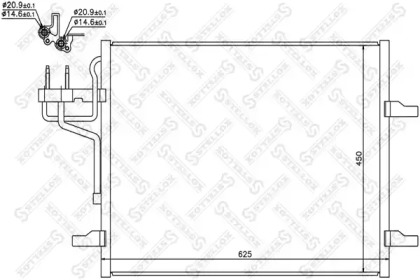 Конденсатор STELLOX 10-45734-SX