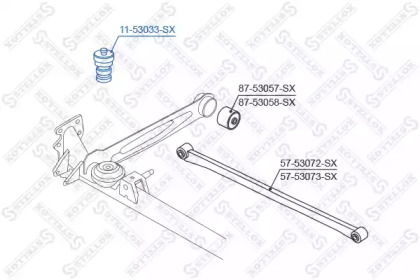 Буфер STELLOX 11-53033-SX