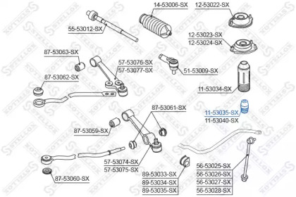 Буфер STELLOX 11-53035-SX