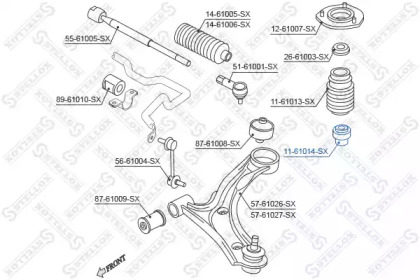 Буфер STELLOX 11-61014-SX