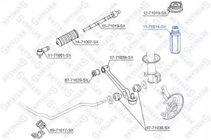 Буфер STELLOX 11-71014-SX