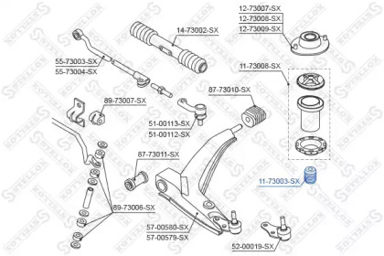 Буфер STELLOX 11-73003-SX