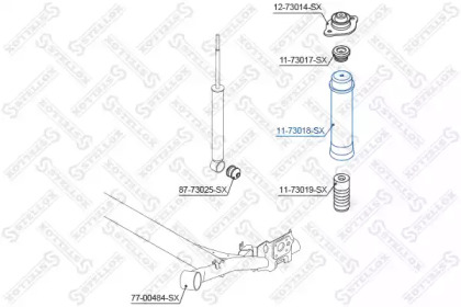 Защитный колпак / пыльник STELLOX 11-73018-SX