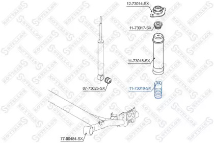 Буфер STELLOX 11-73019-SX