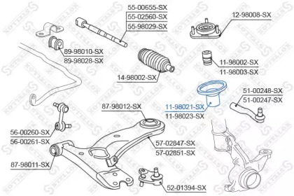 Защитный колпак / пыльник STELLOX 11-98021-SX