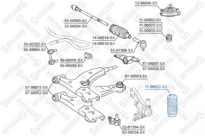 Защитный колпак / пыльник STELLOX 11-98032-SX