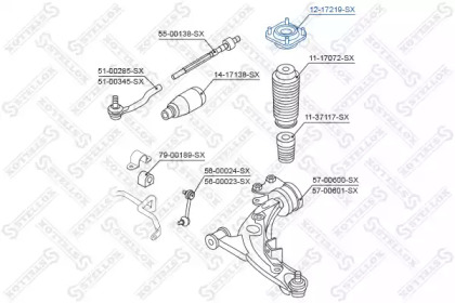 Подшипник STELLOX 12-17219-SX