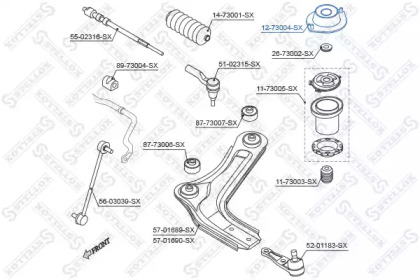 Подшипник STELLOX 12-73004-SX