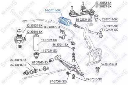 Пыльник STELLOX 14-37015-SX