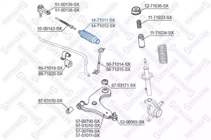 Пыльник STELLOX 14-71011-SX