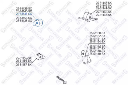 Подвеска STELLOX 25-51141-SX