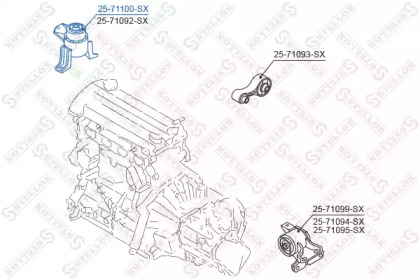 Подвеска STELLOX 25-71100-SX