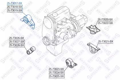 Подвеска STELLOX 25-73017-SX