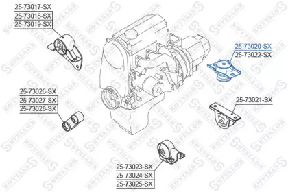 Подвеска STELLOX 25-73020-SX