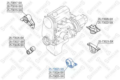 Подвеска STELLOX 25-73023-SX