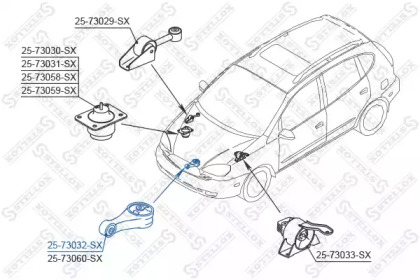 Подвеска STELLOX 25-73032-SX