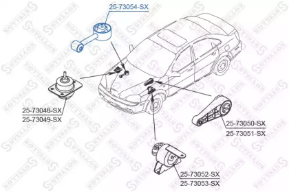 Подвеска STELLOX 25-73054-SX