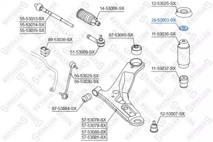 Подшипник STELLOX 26-53003-SX