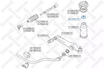 Подшипник STELLOX 26-73005-SX