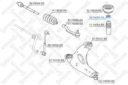 Подшипник STELLOX 26-74009-SX