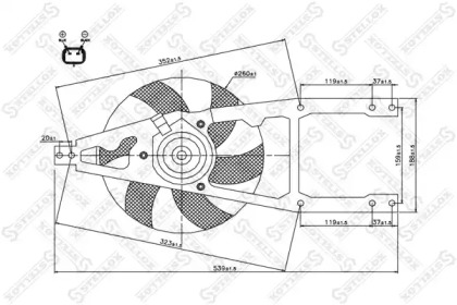 Вентилятор STELLOX 29-99114-SX