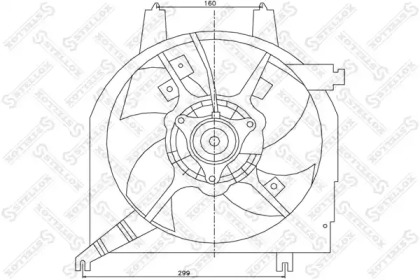 Вентилятор STELLOX 29-99143-SX