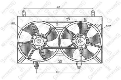 Вентилятор STELLOX 29-99230-SX