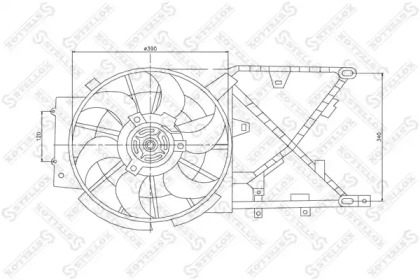 Вентилятор STELLOX 29-99267-SX