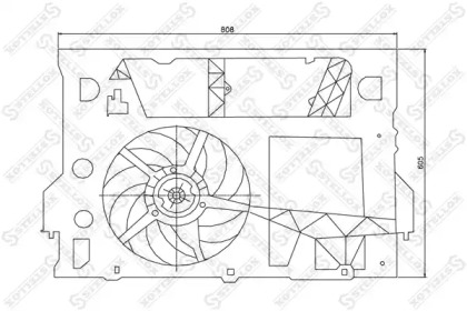 Вентилятор STELLOX 29-99289-SX